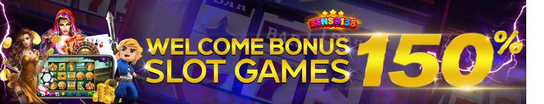 Welcome Bonus 150% Khusus Slot